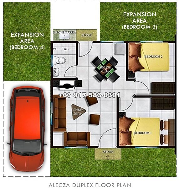 Alecza Duplex in Bria Homes Urdaneta is near Camella Malolos House for Sale