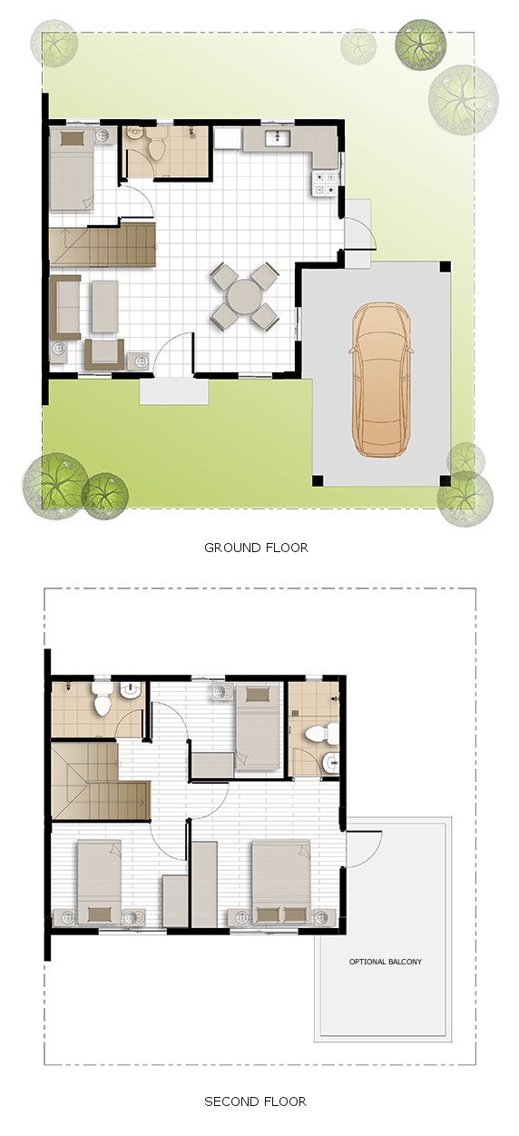 Dani Floor Plan House and Lot in Urdaneta