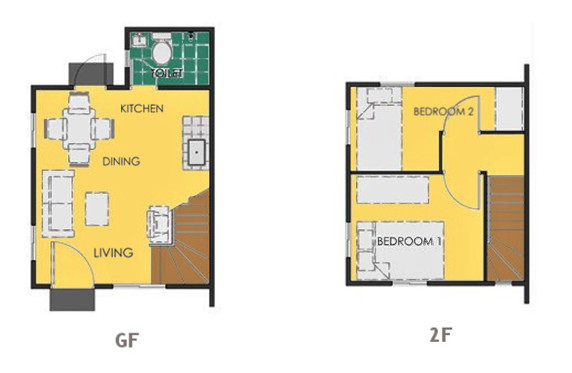 Ravena Floor Plan House and Lot in Urdaneta