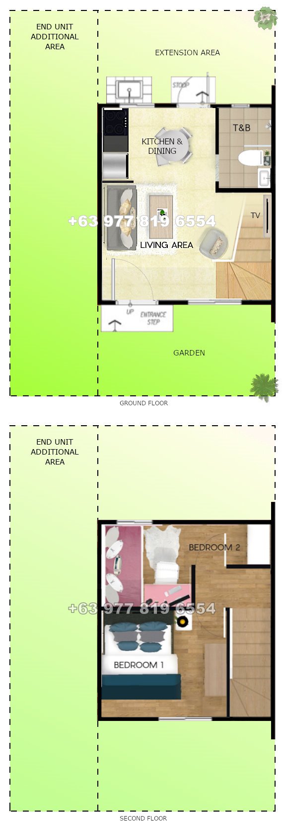 Arielle Floor Plan House and Lot in Urdaneta